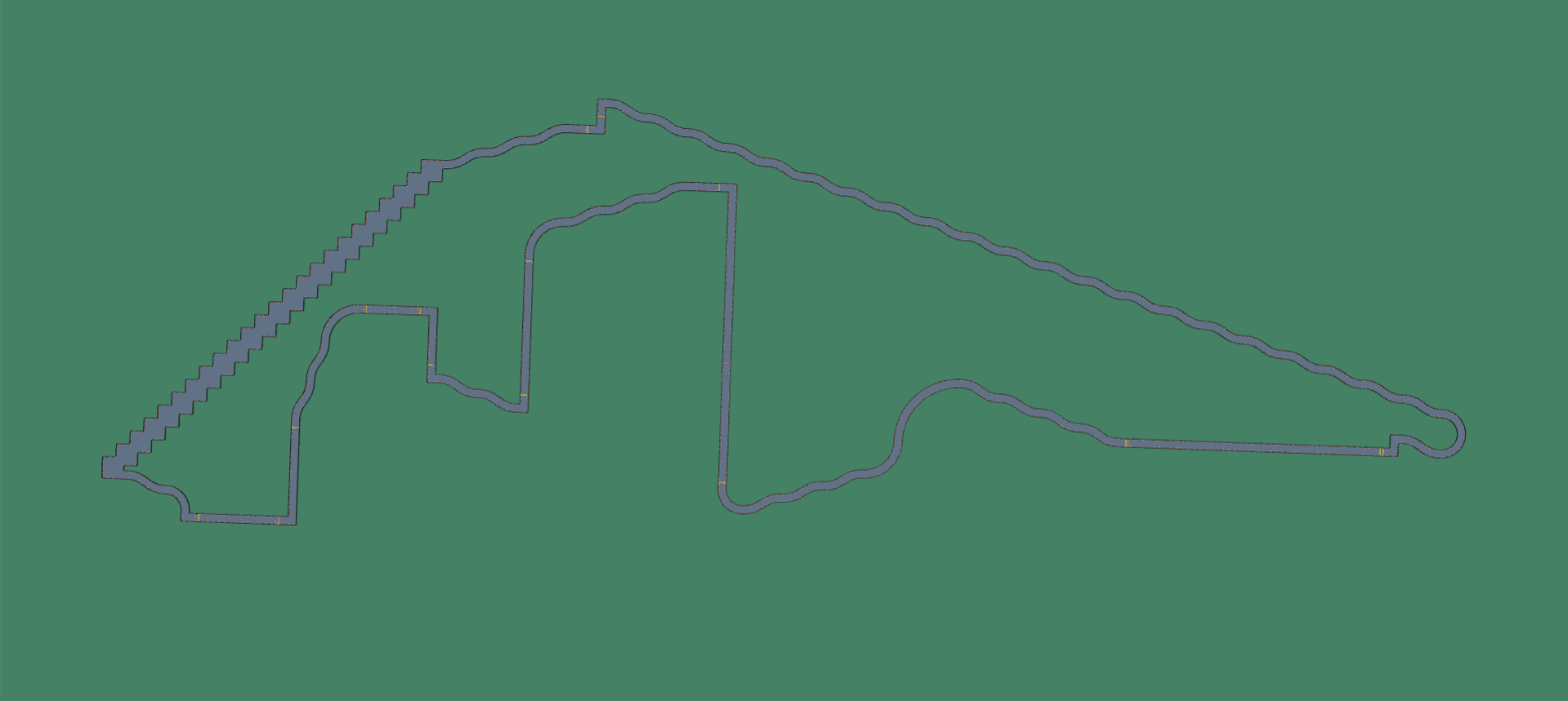 Abu Dhabi F1 Track - Technical custom racing track