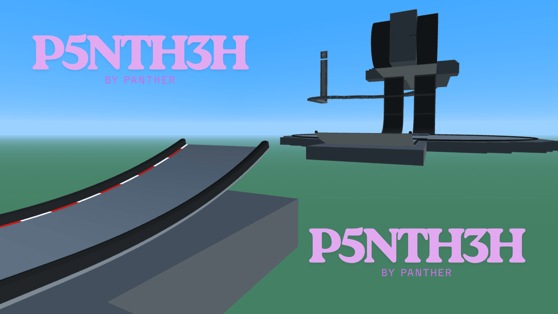 P5NTH3R - Full Speed, Practice Tracks, Technical custom racing track