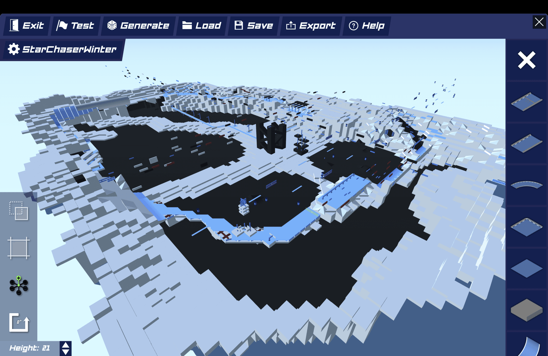 StarChasherWinter - Full Speed, Technical custom racing track by karmayt