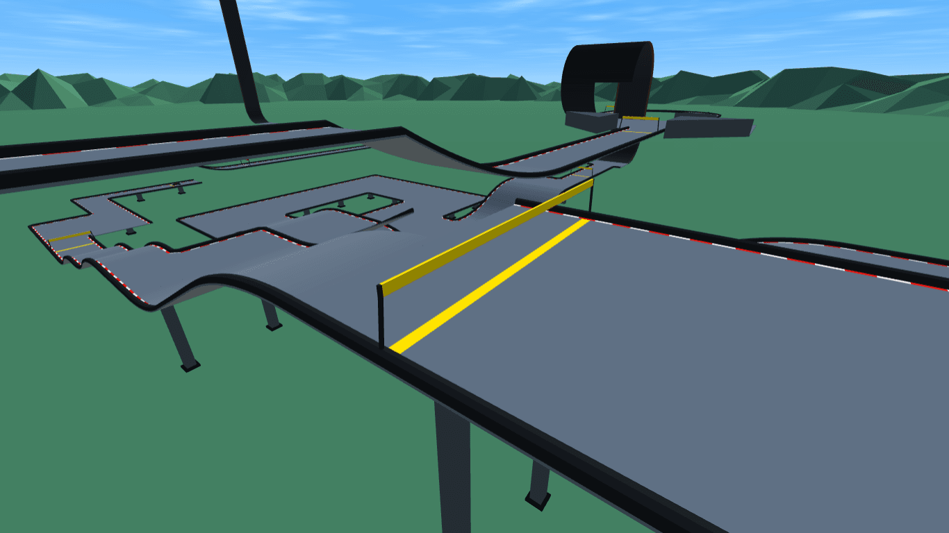 The Fun Trials! - Practice Tracks, Technical custom racing track