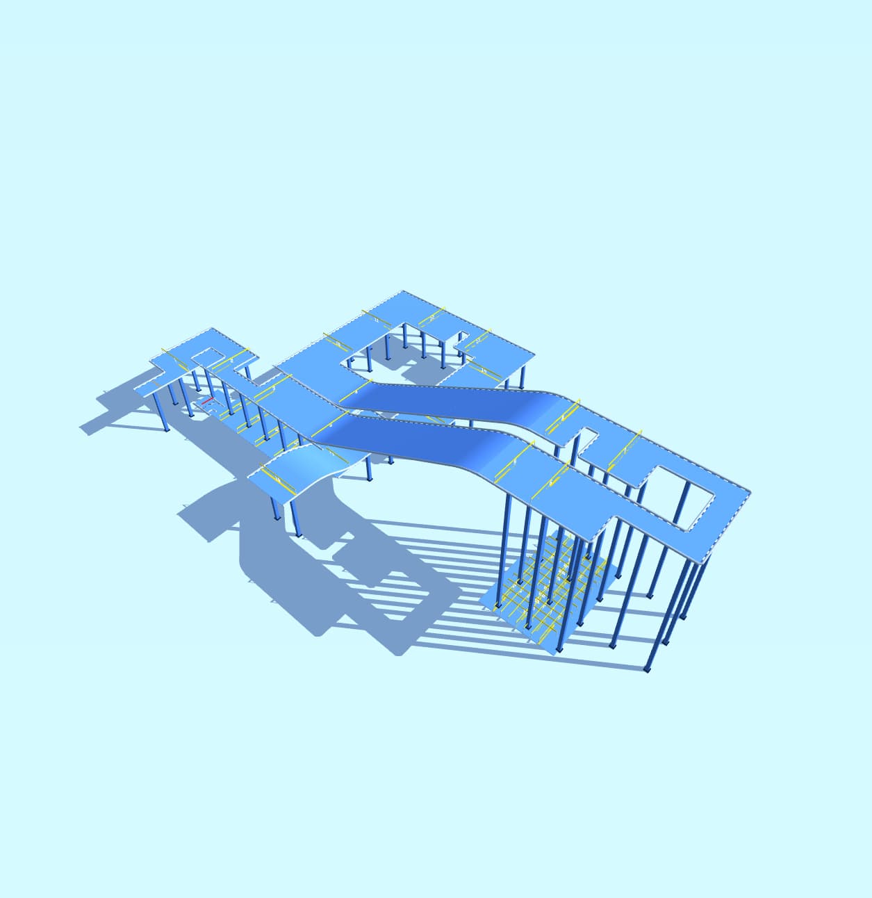 Tinkle - Full Speed, Kacky Tracks, Technical custom racing track