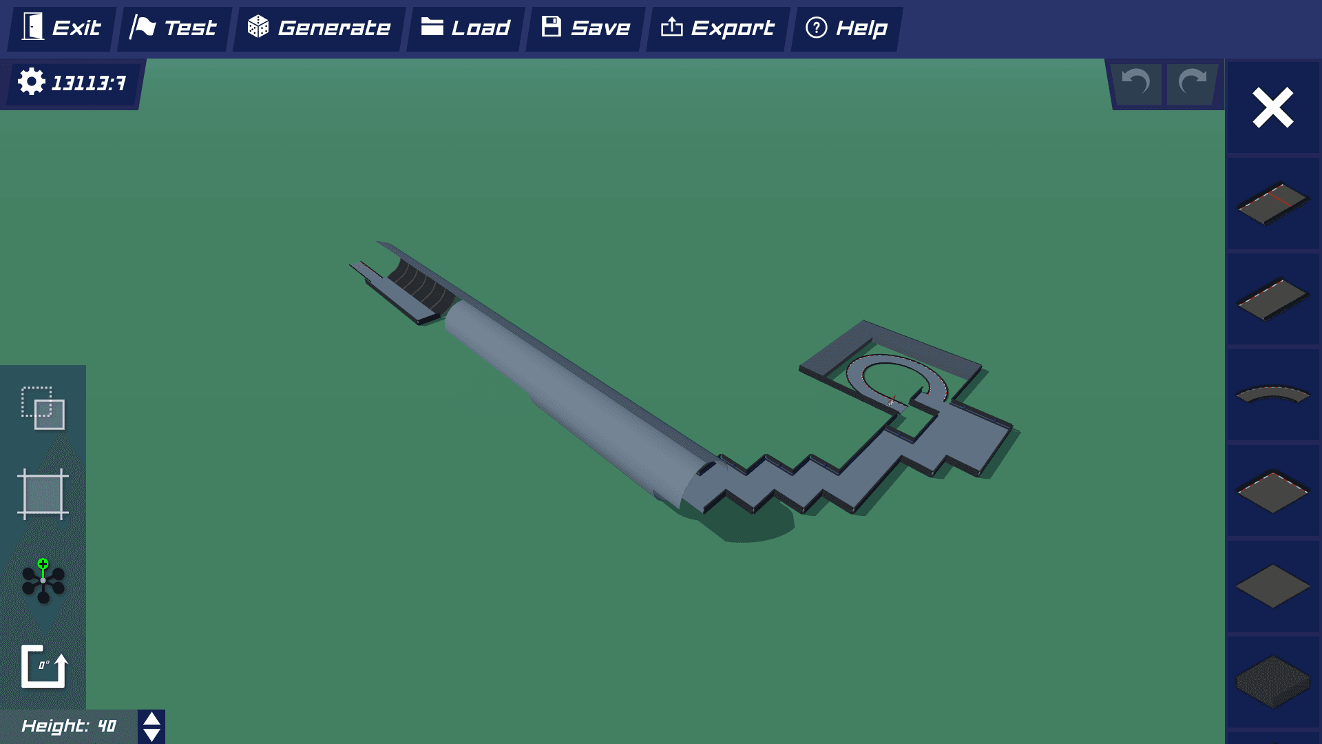 13113:7 - Technical custom racing track