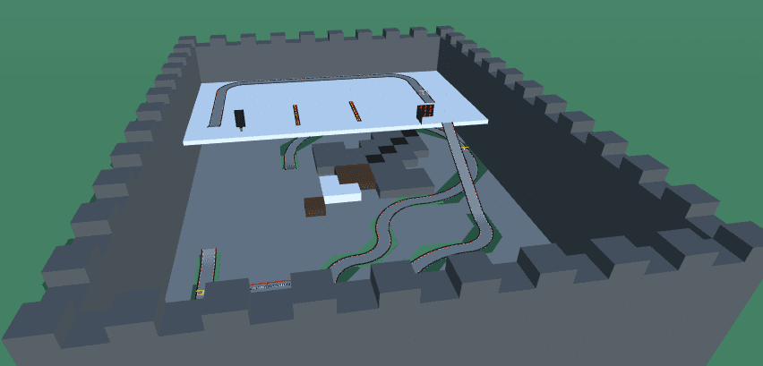 Castle run - Elite Tracks, Full Speed, Kacky Tracks custom racing track by t_thedestroyer
