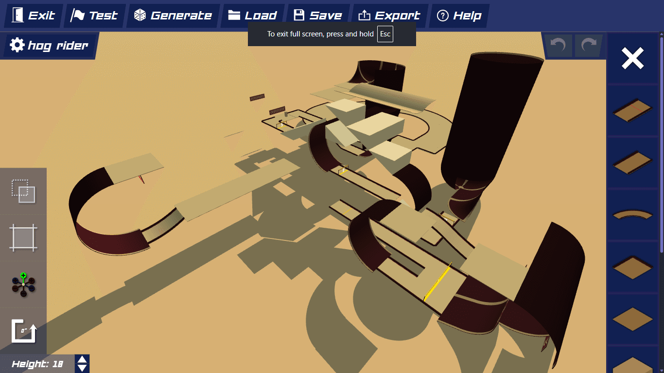 confusing kacky (shotcut gone) - Kacky Tracks, Technical custom racing track