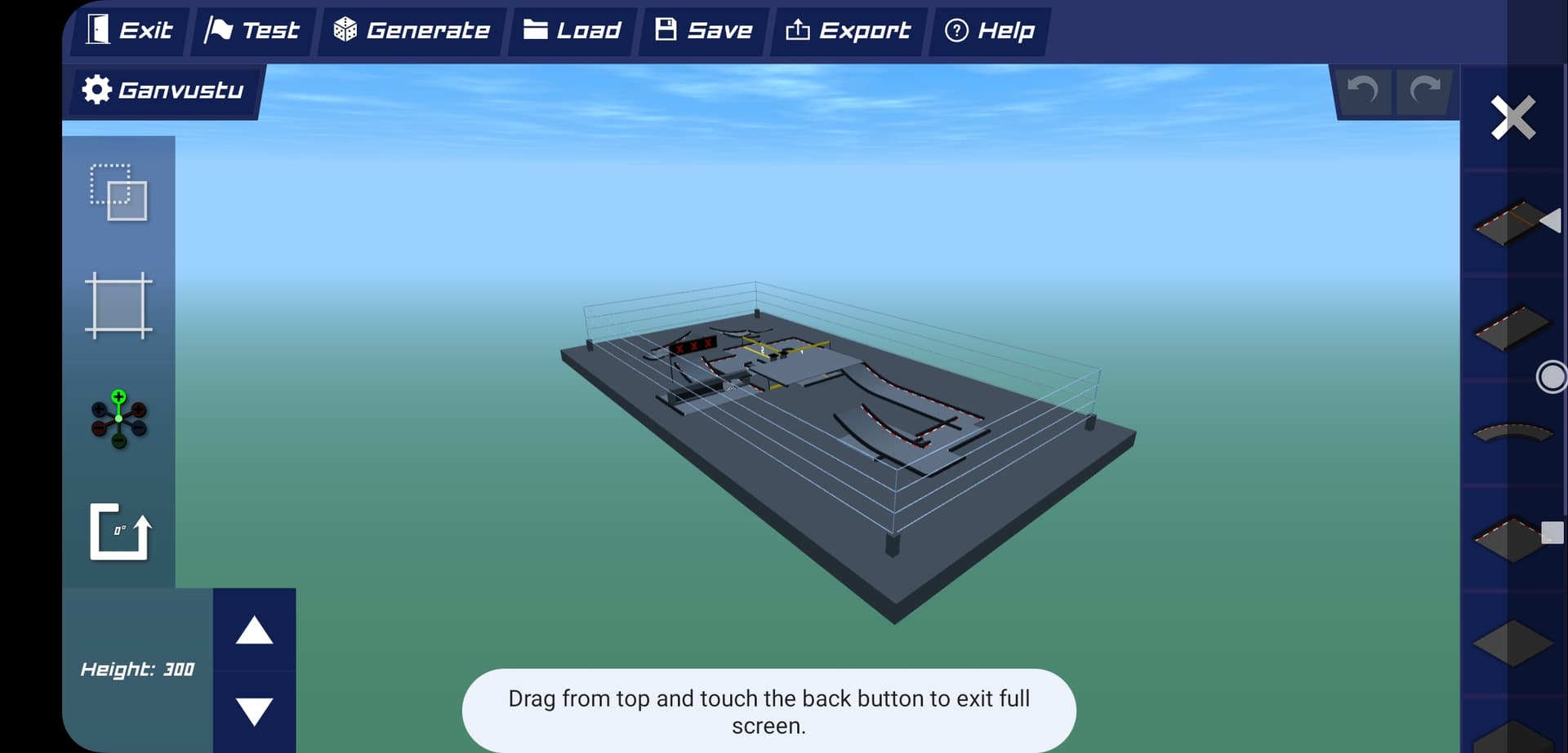 Ganvustu - Kacky Tracks custom racing track by polyminus