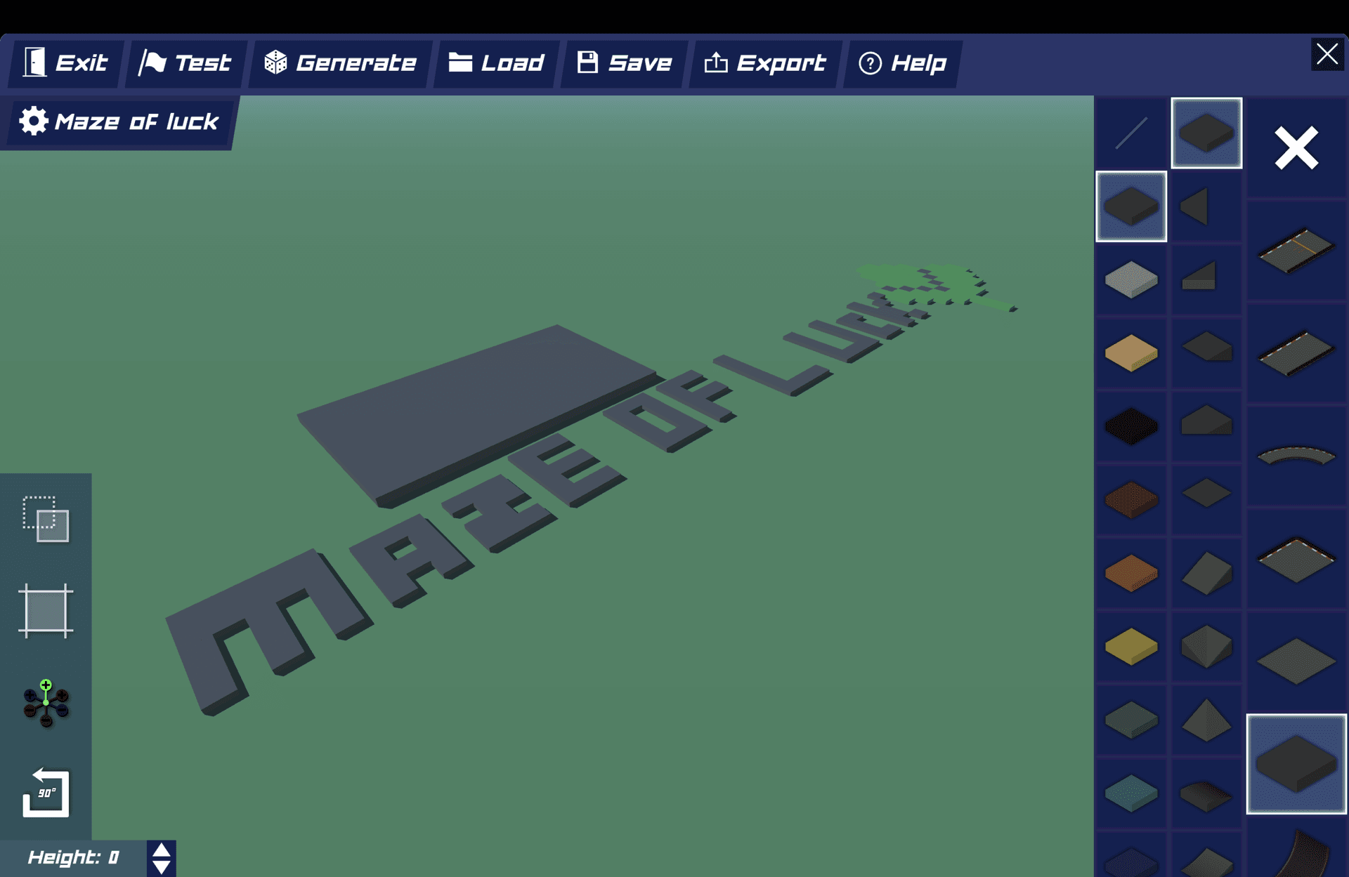 Maze of luck - Full Speed, Technical custom racing track by karmayt