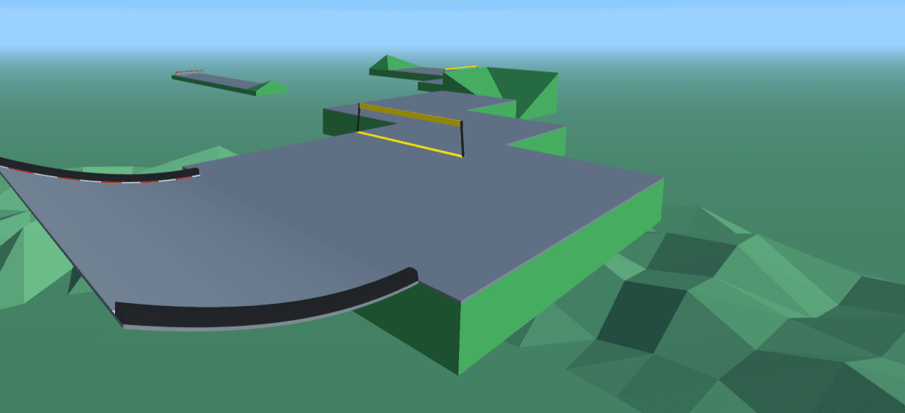 only down (medium) - Kacky Tracks, Technical custom racing track by jochen_gaming