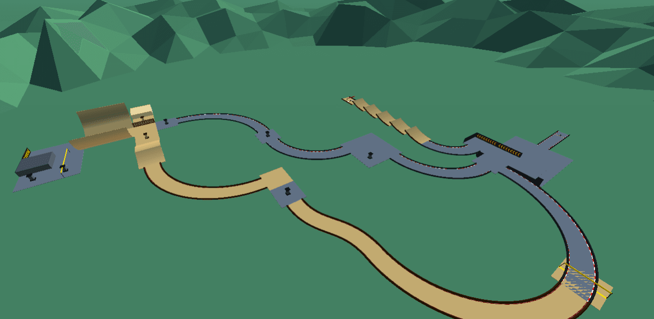 Sandy skill - Technical custom racing track