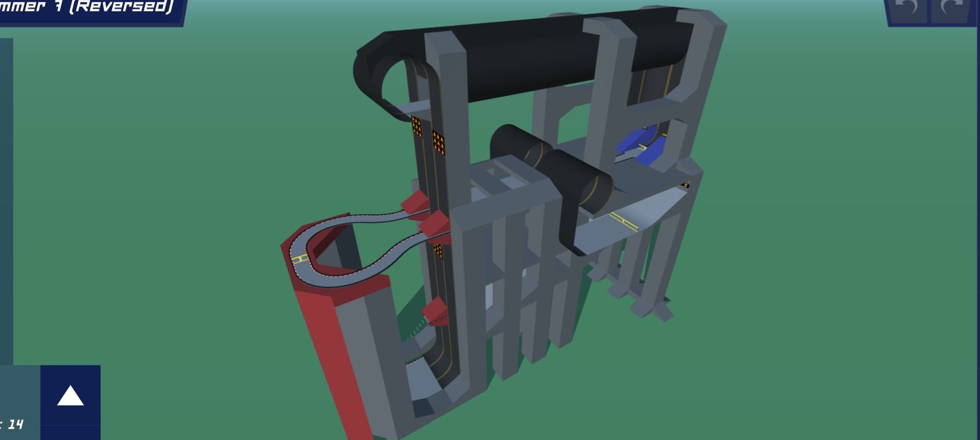 Summer 7 reversed - Full Speed, Technical custom racing track