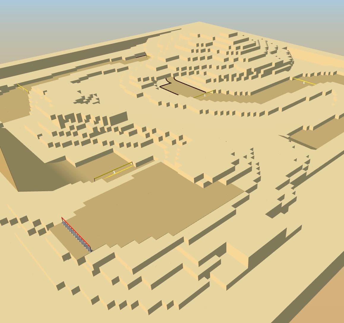 The Dunes - Kacky Tracks, Practice Tracks, Technical custom racing track