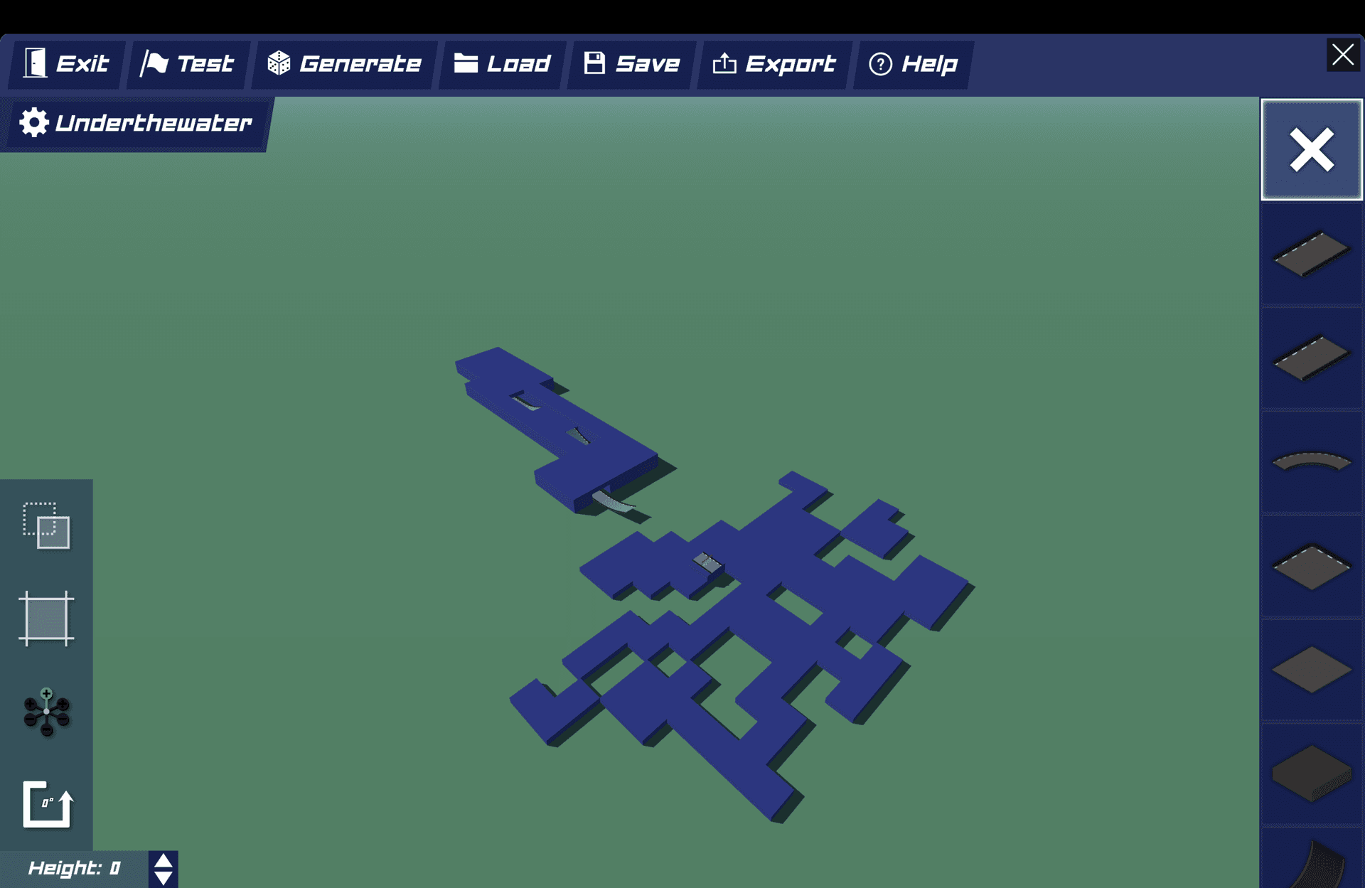 Underthewater - Full Speed, Technical custom racing track by karmayt