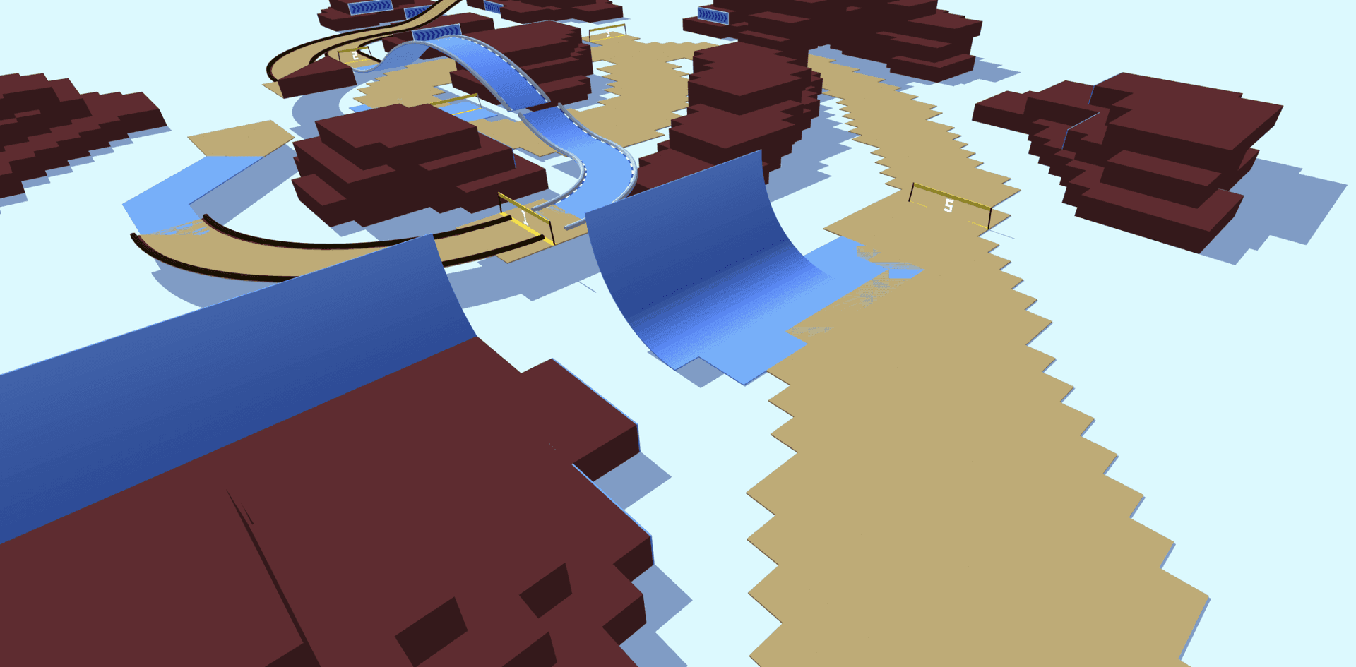 Winter Rally Rush - Full Speed custom racing track