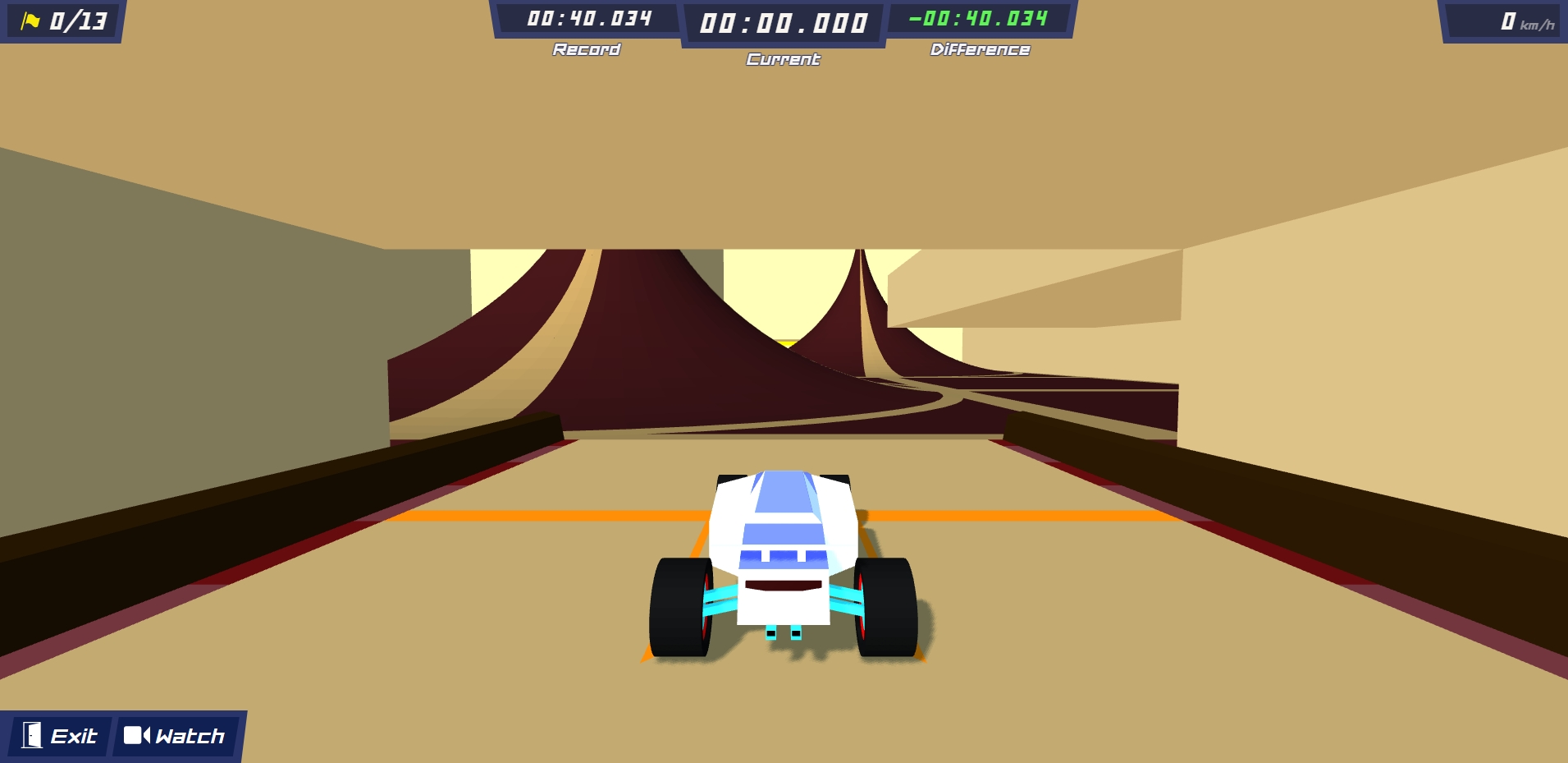 start slow end FAST - Custom PolyTrack Racing Track